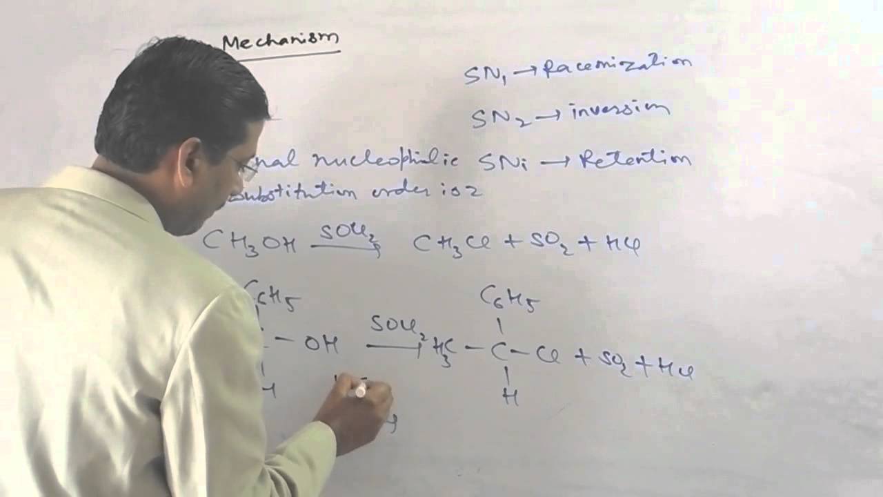 SNi Reaction Mechanism