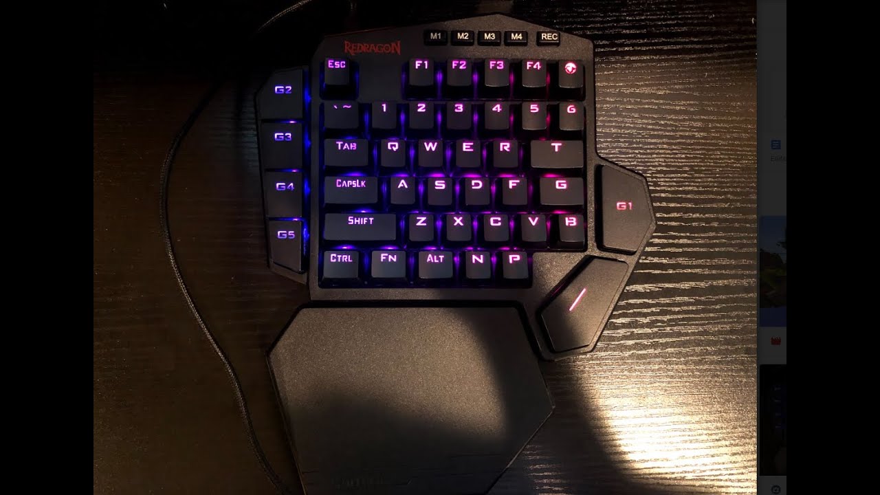 I Got the Redragon K585 One Handed Keyboard!