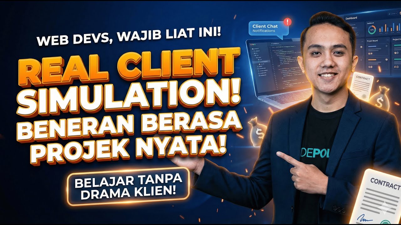 Cara Jadi Freelance Web Developer + Simulasi Real Project Klien (Full Guide)