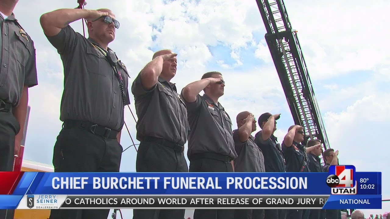 Chief Burchett Funeral Procession
