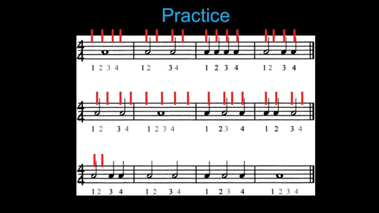 Rhythm Practice: 4/4 Time Signature