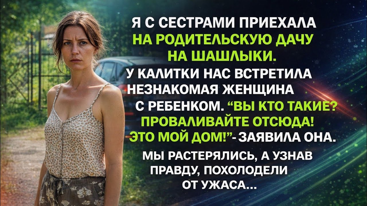 Приехали на дачу родителей, а нас встретила чужая женщина с ребенком. Мы растерялись, а узнав правду
