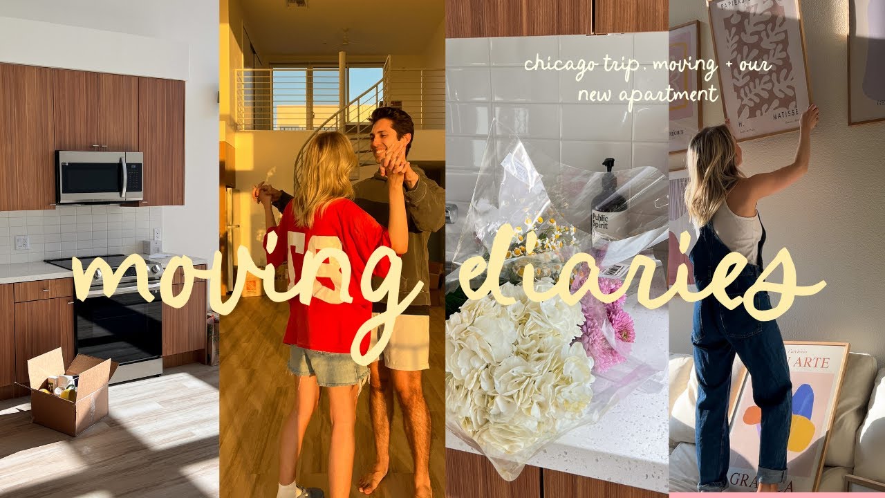 we moved!!!! midwest trip, moving, our new apartment 💐📦