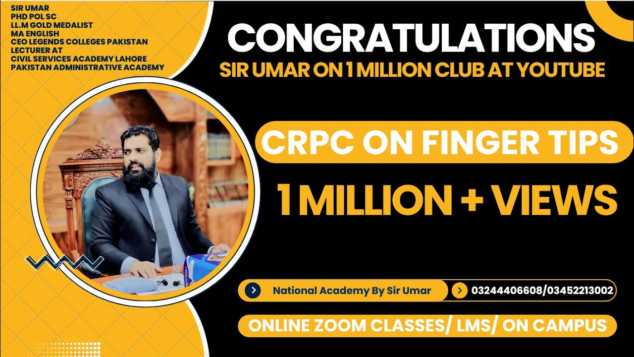CRPC ON FINGER TIPS, COMPLETE PROCEDURE OF CRIMINAL JUSTICE SYSTEM IN PAKISTAN