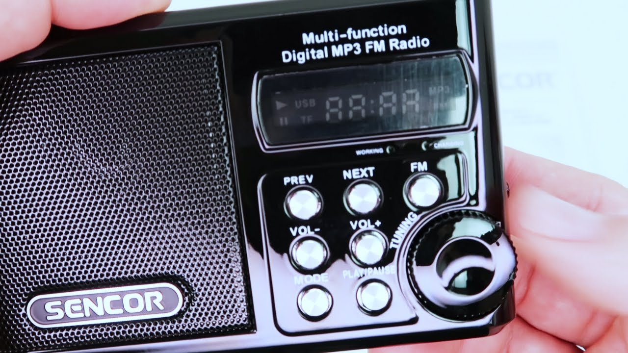 📻 Najlacnejšie mini prenosné rádio SENCOR SRD 215(rozbaľovanie / unboxing)
