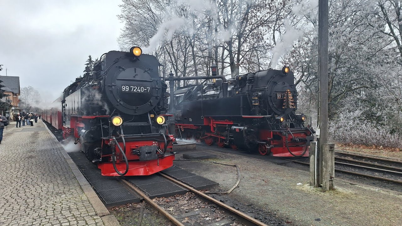 Winterdampf bei der HSB