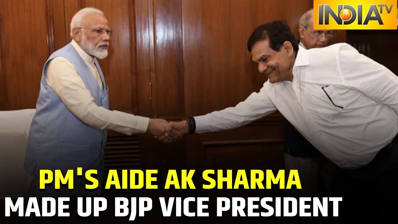 BJP Appoints Former IAS Officer & PM Modi's Trusted Aide AK Sharma As Vice President Of UP Unit