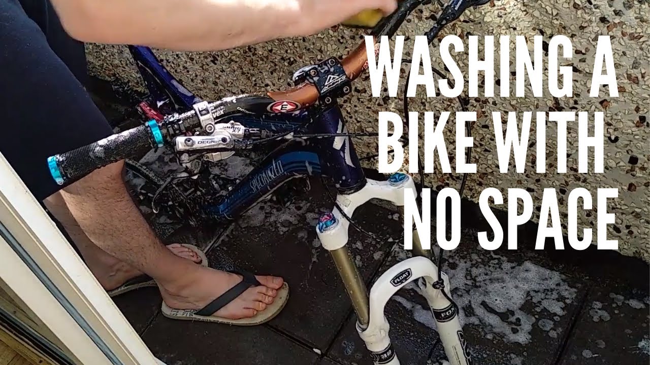 Apartment living and bike cleaning