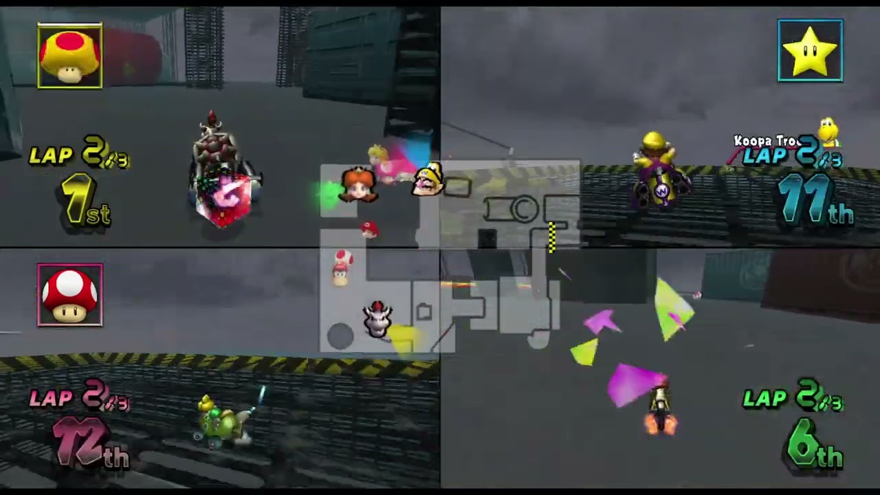 Mario Kart Wii Custom Tracks ✦ 4 Players #004 (3 Tracks) 150cc