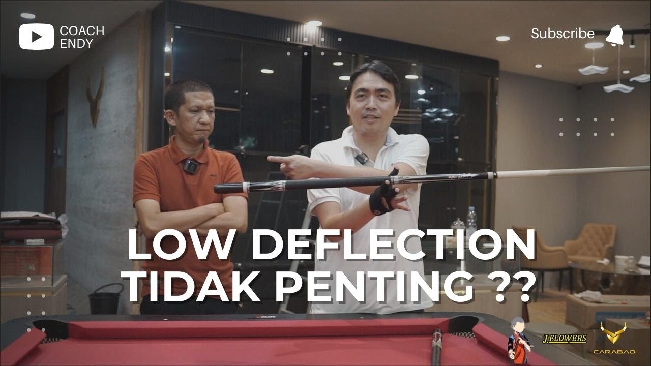 LOW DEFLECTION TIDAK PENTING ? PEMILIHAN STICK BILLIARD PEMULA