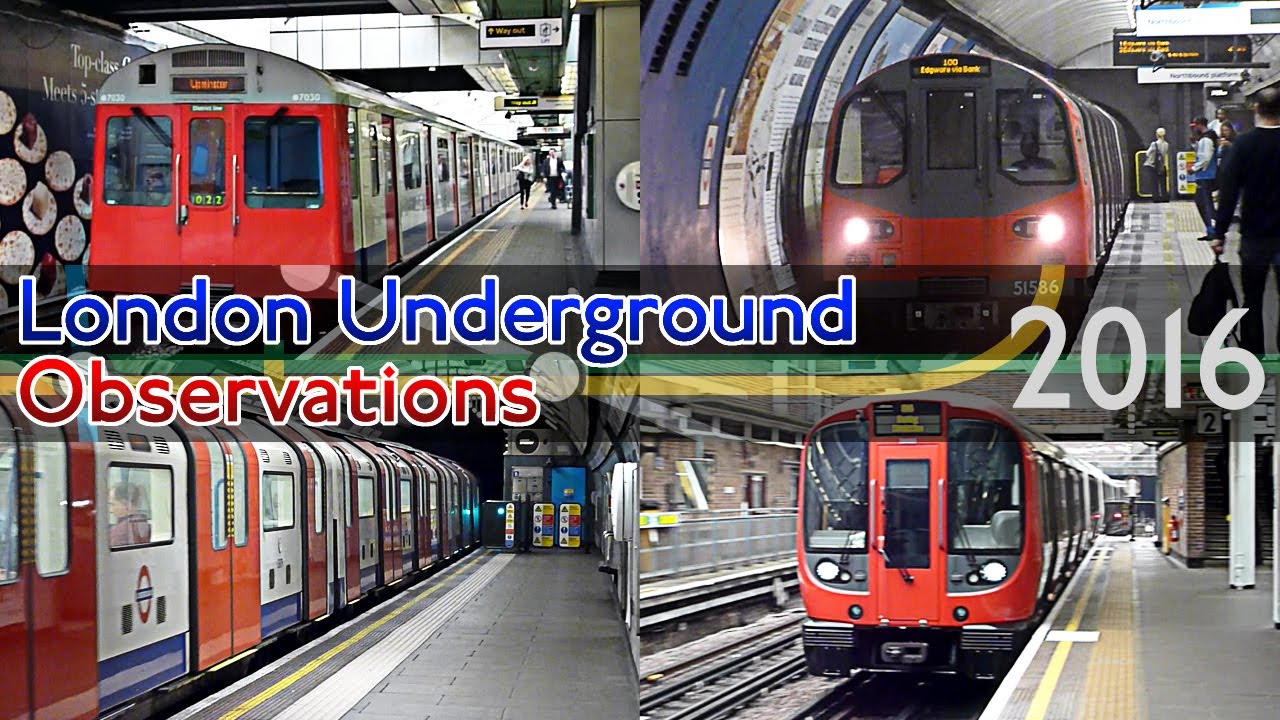 London Underground Observations 2016