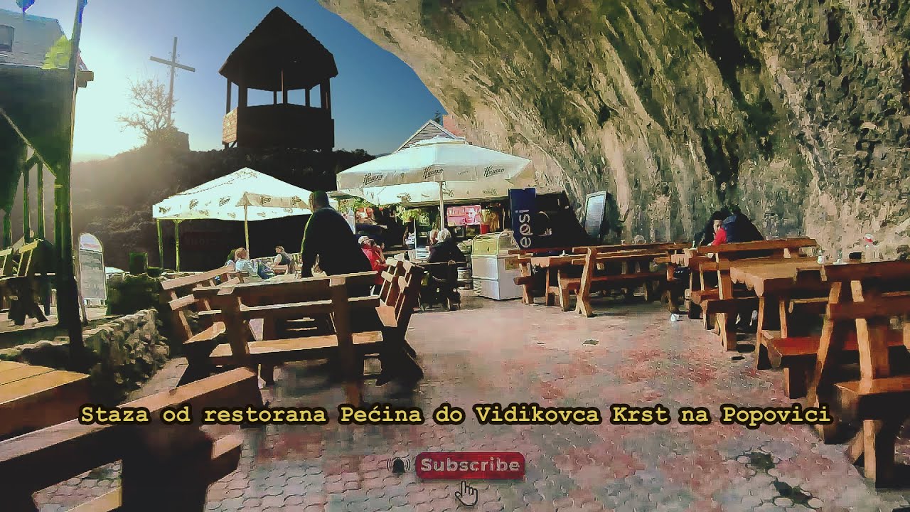 Staza od restorana Pećina do Krsta  na Popovici, Sokobanja (hiperlapse)