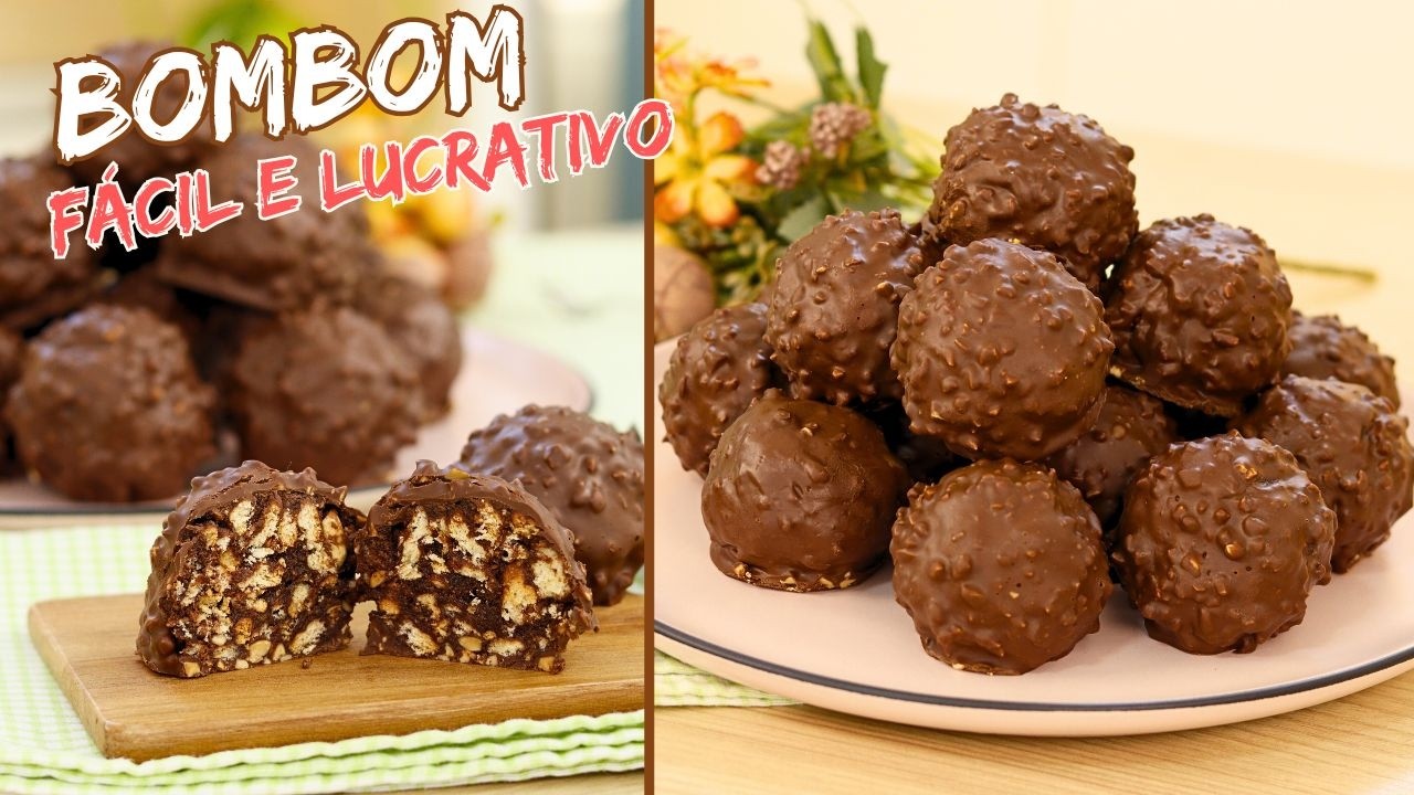 BOMBOM DE BISCOITO PARA VENDER NA PÁSCOA - FÁCIL E DELICIOSO - Dika da Naka