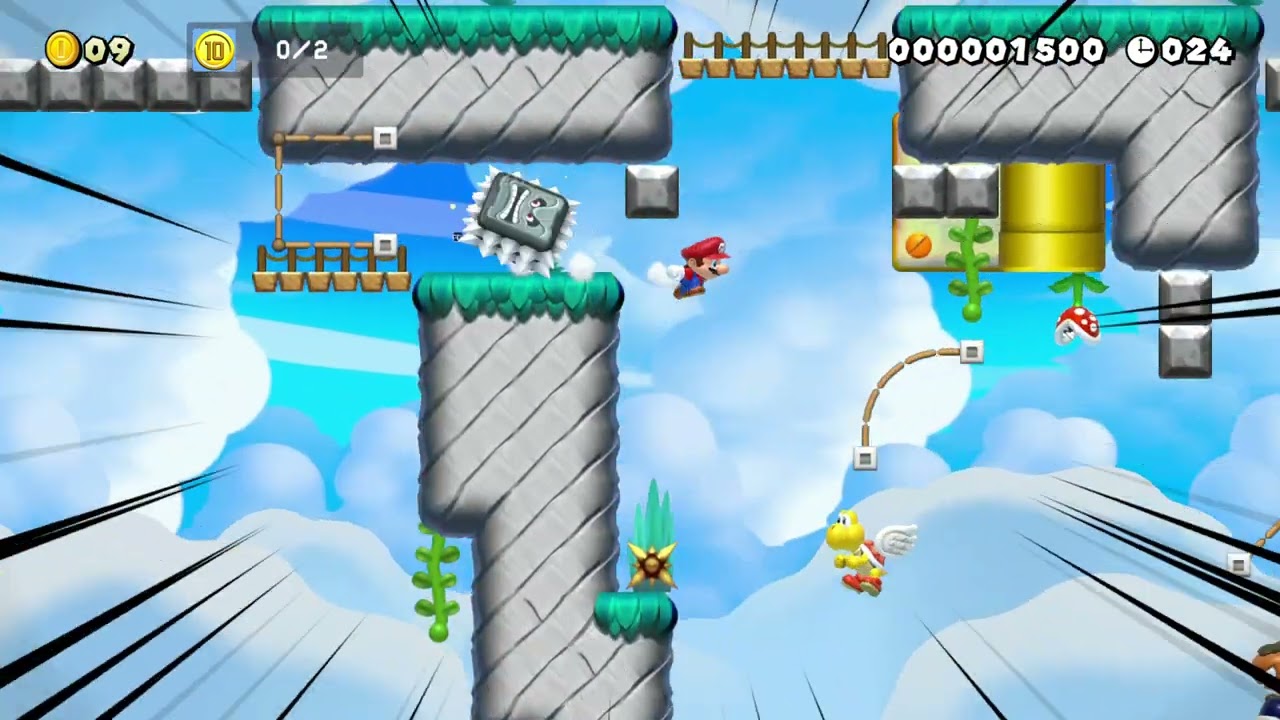～雲海渡り～ 30Sec 【SpeedRun】 [Crossing the sea of clouds] by Sotamaryuu 🍄Super Mario Maker 2 ✹4K #dkk