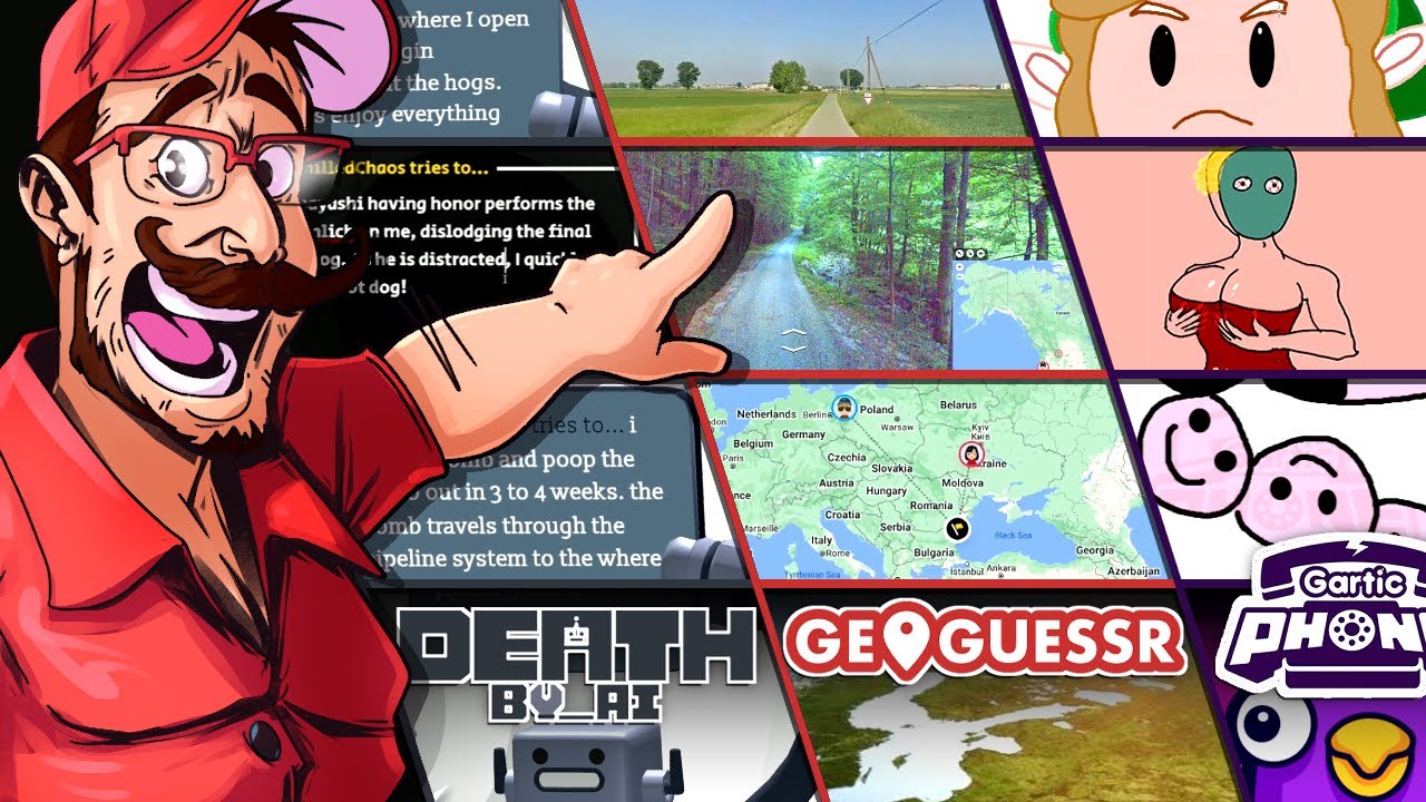 DEATH BY A.I. | GEOGUESSER BATTLE! | GARTIC PHONE! (Multiplayer Madness)