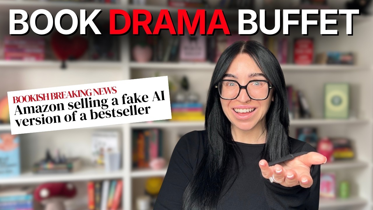 5 книжных СКАНДАЛОВ, которые я пропустила в отпуске 😱📚 | ИИ-драма, мошенничество на Amazon и слит...