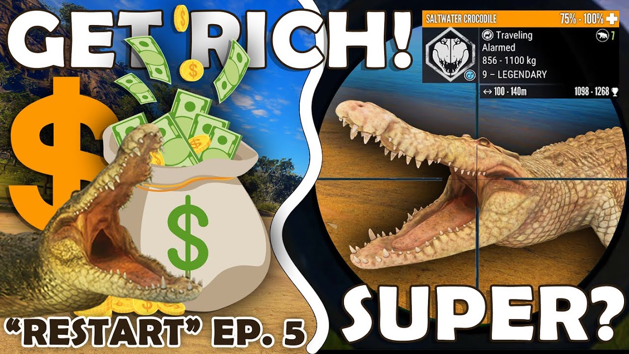 ALBINO DIAMOND CROC on BEST CASH & XP MAP?!? - Call of the Wild 