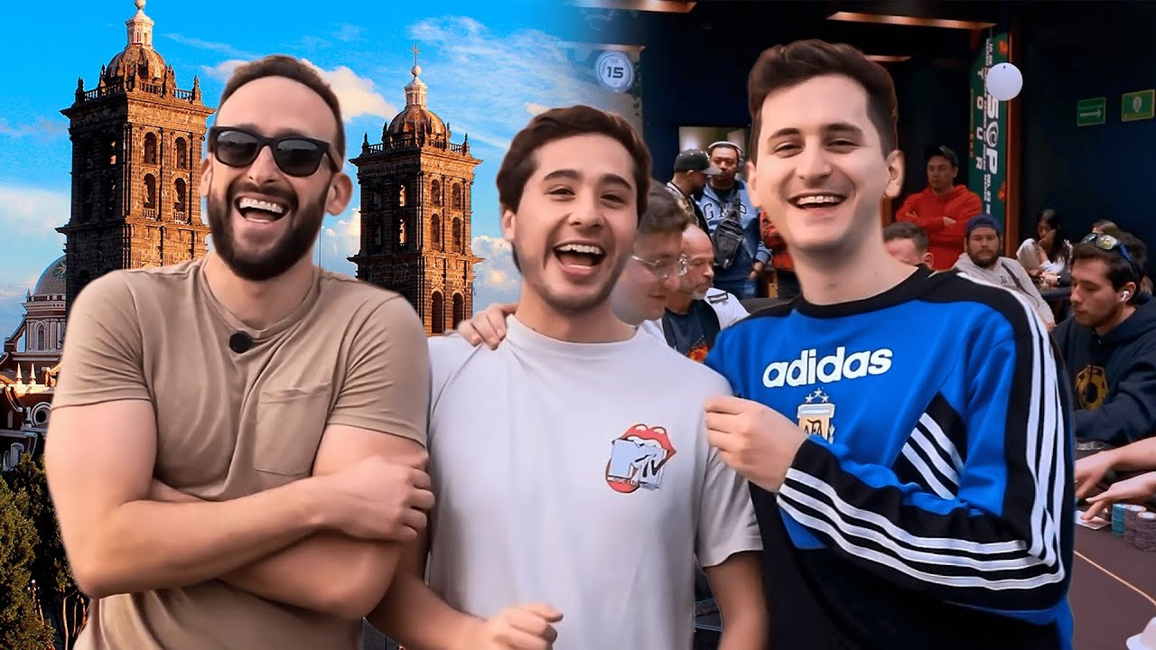 ¡PÓKER en PUEBLA! Kraken, Diego Ponce y Trevi participan en el PSOP Tour | La Pecera Vlogs