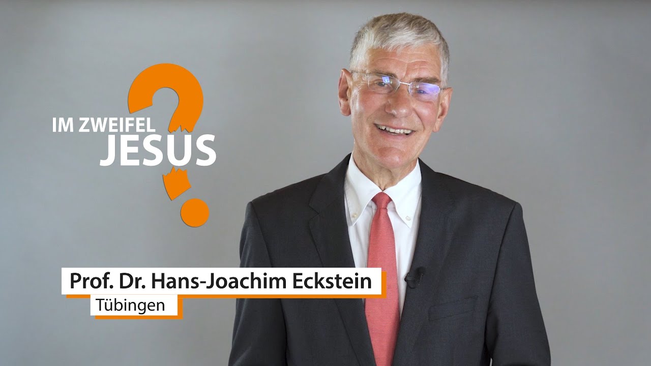 Bibelarbeit mit Prof Dr Hans Joachim Eckstein (Mt. 11_2-6)  Im Zweifel mit den Fragen zu Jesus