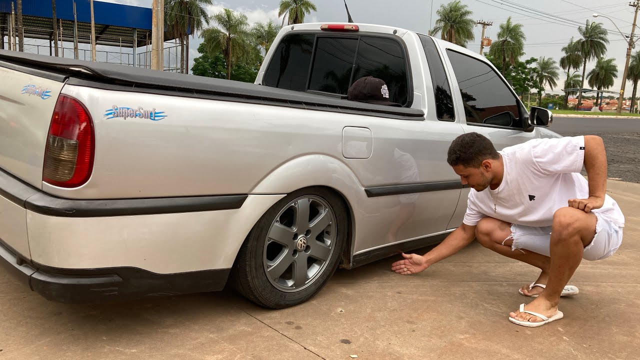 PRIMEIRO CARRO DO GAROTO JÁ FOI LOGO DE CARA A SAVEIRO G3 SUPER SURF !