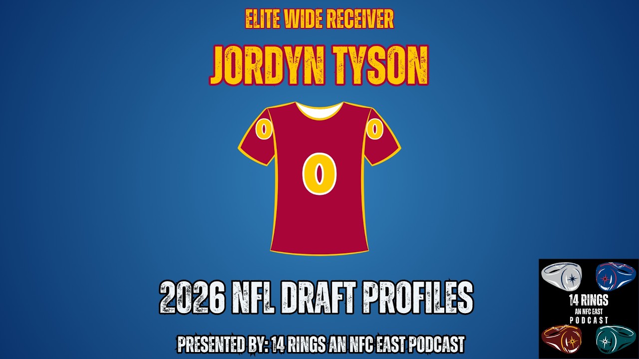 Jordyn Tyson 2026 NFL Draft Profile: Presented by 14 Rings an NFC East Podcast