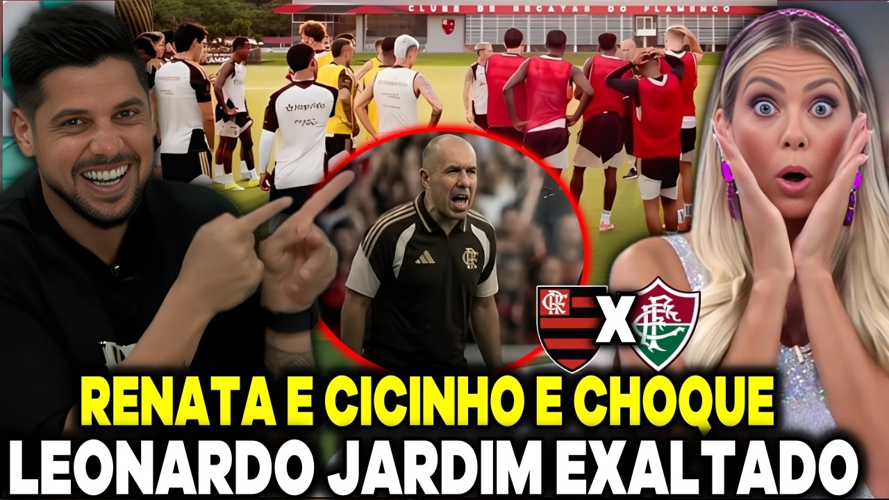 RENATA FAN E CICINHO REAGEM AO 1º TREINO DE LEONARDO JARDIM 