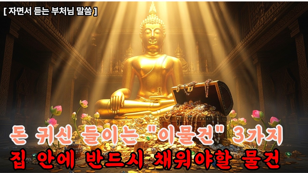돈귀신 끊어들이는 물건 3가지