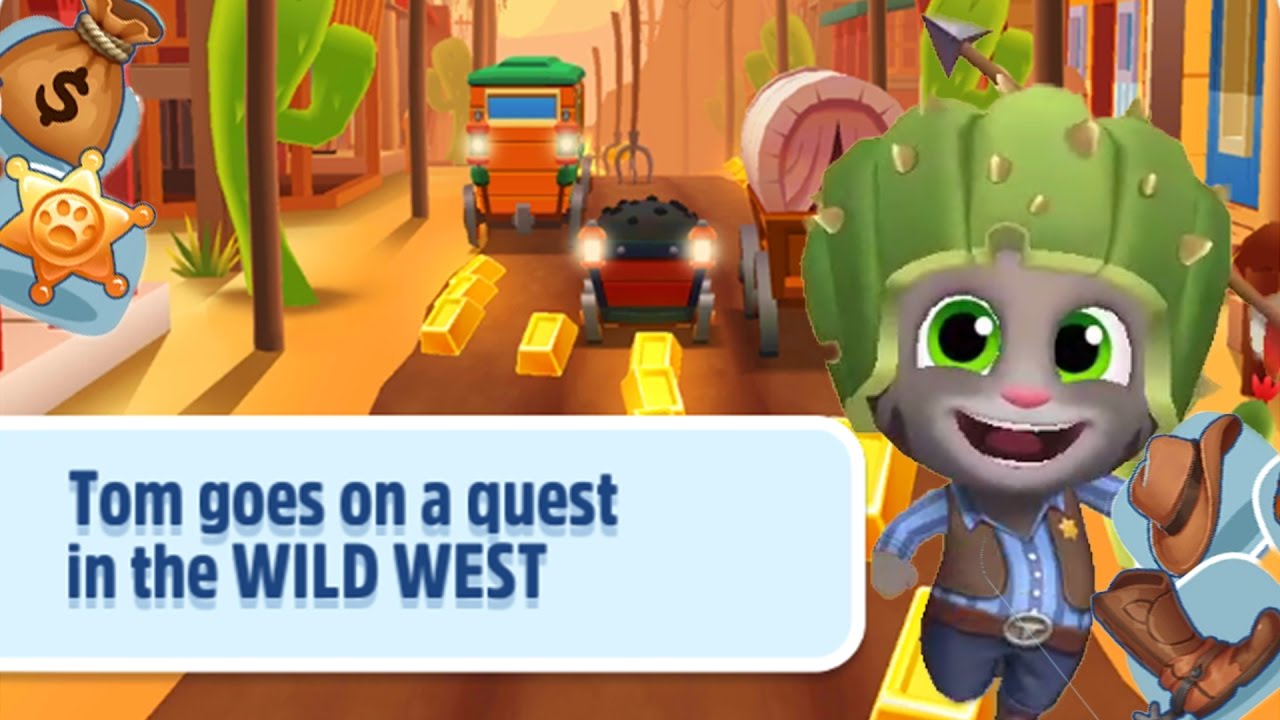 TALKING TOM GOLD RUN ✔ WILD WEST - NEW UPDATE! - COWBOY TOM