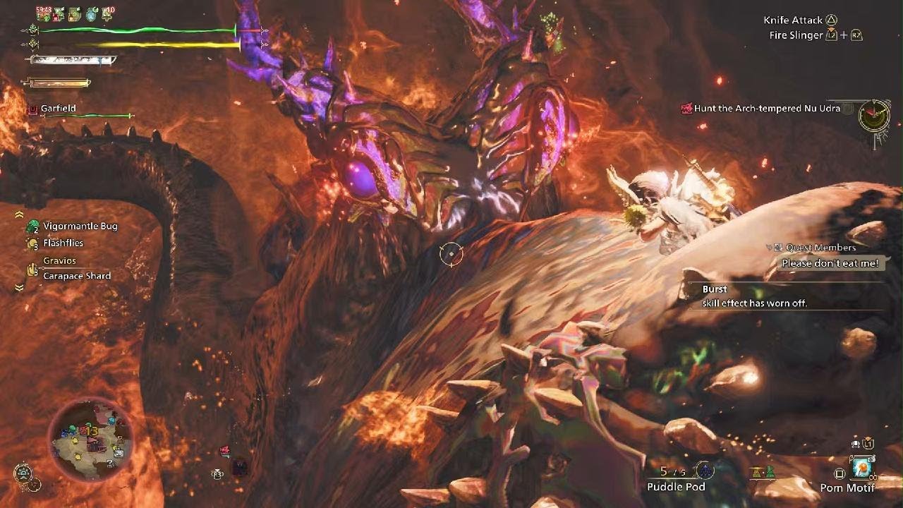 Monster Hunter Wilds: Arch Tempered Takoyaki (Nu Udra) Solo 1st try cut all tentacles
