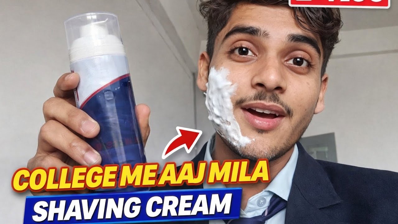 Shaving cream mil gaya 🤣 #vlogging_with_rajan 
