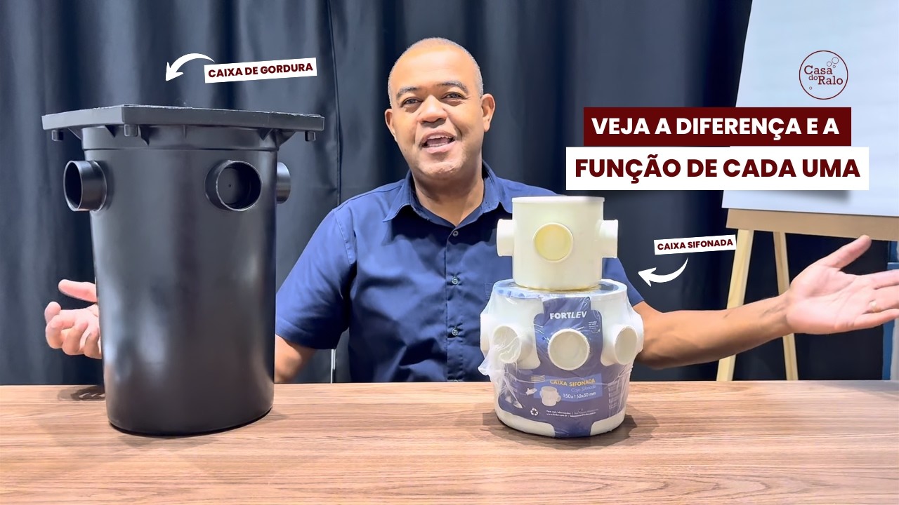 Caixa de gordura e caixa sifonada são a mesma coisa?