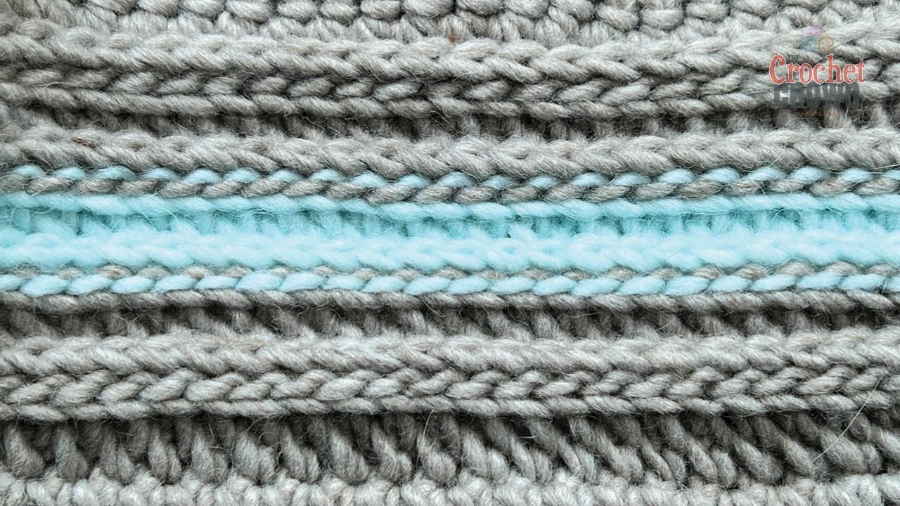 Crochet Welt Stitch in Rows