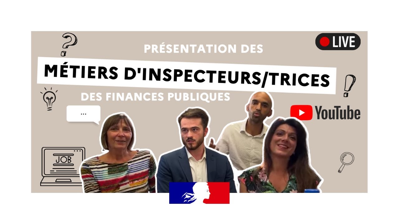 Live sur les métiers d’inspecteurs(trices) de la DGFiP