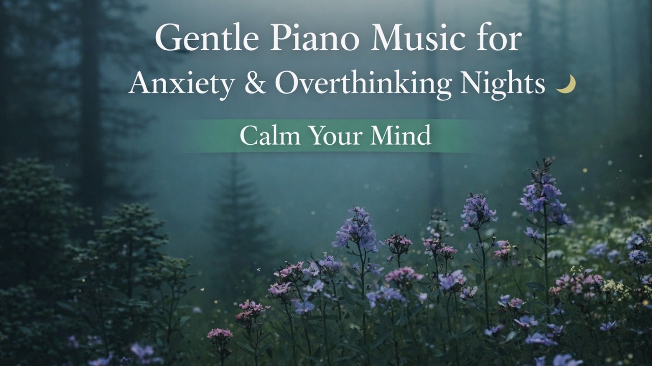 Peaceful Piano in Misty Forest | Let Go of Stress, Calm Your Racing Mind