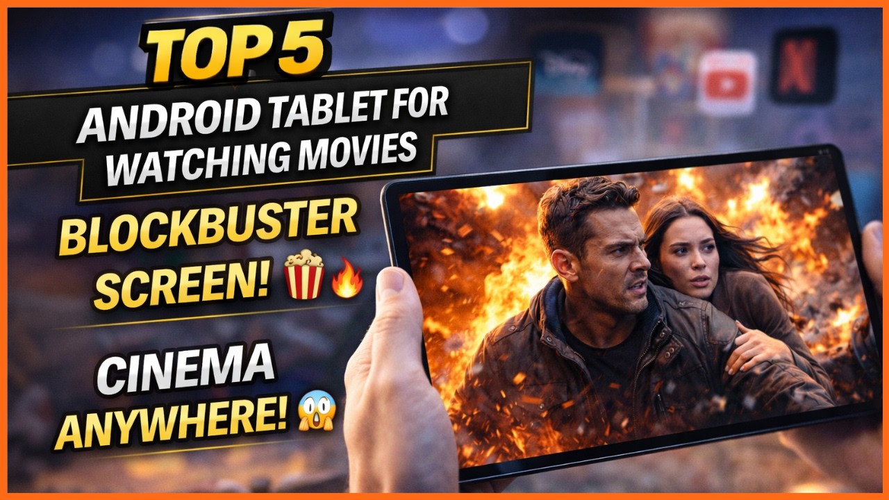✅ Top 5 Best Android Tablet For Watching Movies 2026 🍿🔥 | Ultra HD Display & Loud Speakers!