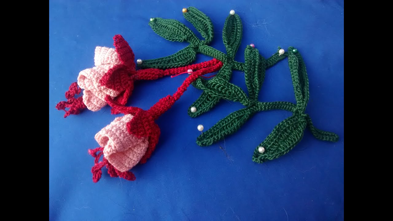 Irish Crochet Lace, Fuchsias