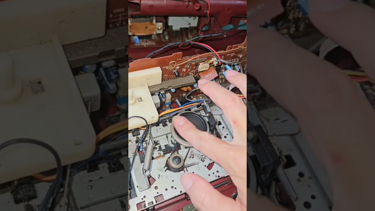 Repair cassette mechanism JVC w47 #retro