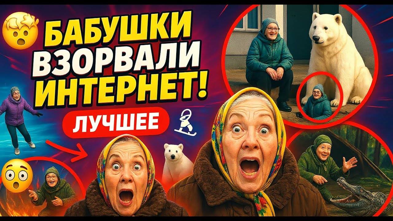 БАБУШКИ, КОТОРЫЕ РАЗОРВАЛИ ИНТЕРНЕТ! 🧓❄️🐻
