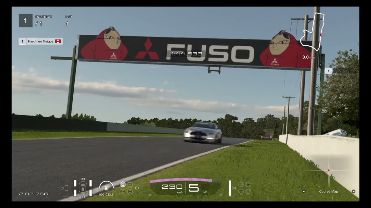 Gran Turismo 7 - Mount Panorama - Mustang Time Trial