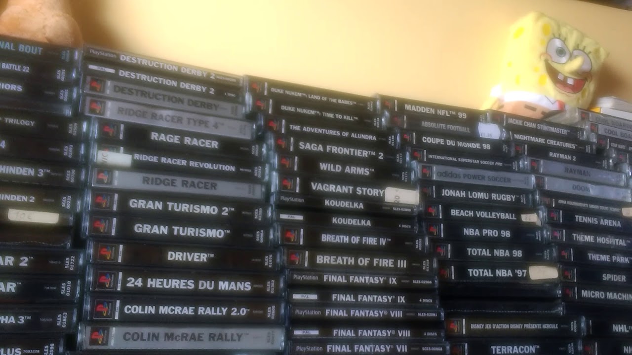 Ma collection de jeux PS1 #videogames #gaming #game #playstation