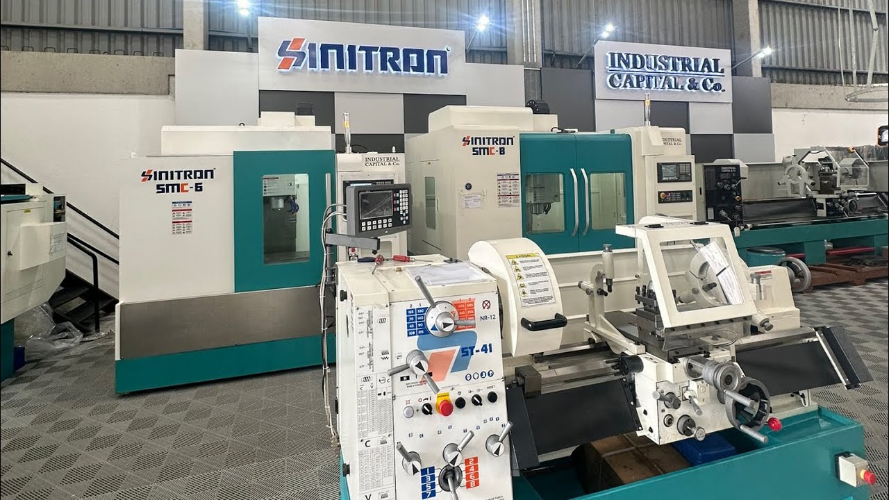 Máquinas de usinagem Sinitron, fomos conhecer a industrial capital empresa de máquina para usinagem