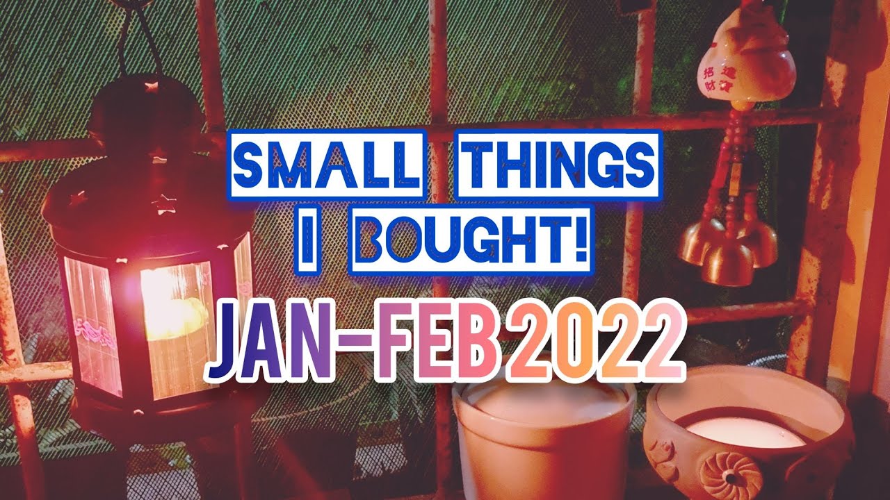 #01 ✽Shopping Haul: Small things I bought Jan-Feb 2022 (No Music. Only Daily Life Noises)