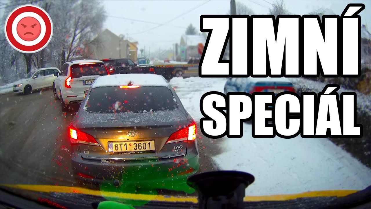 NEHODOVÝ Zimní Speciál - Náraz Do Zdi, Smyk do Příkopu a Sněhová Kalamita - Perly Ze Silnic 122