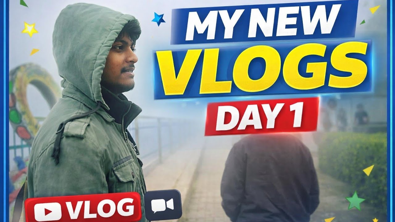 First vlogs of my life,  Is my new journey , this is Day 1 to upload videos on my channel 