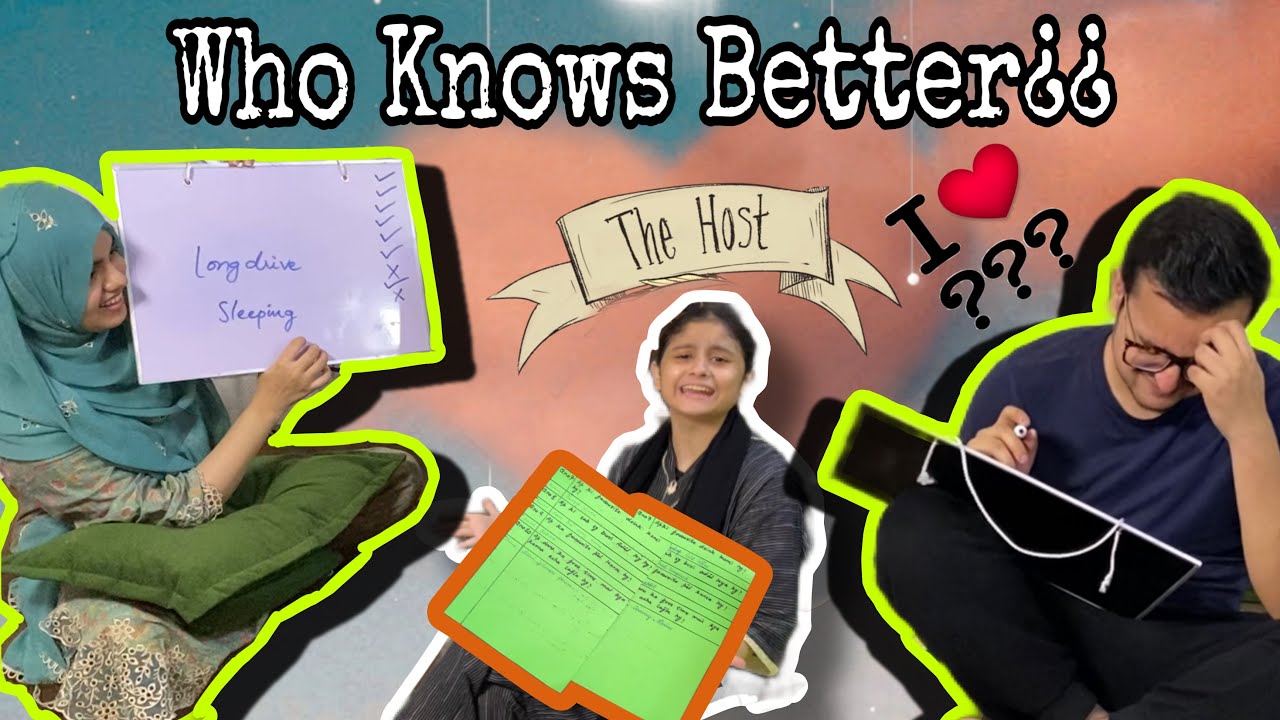 How well does my partner know me?😂||Couples Trivia||