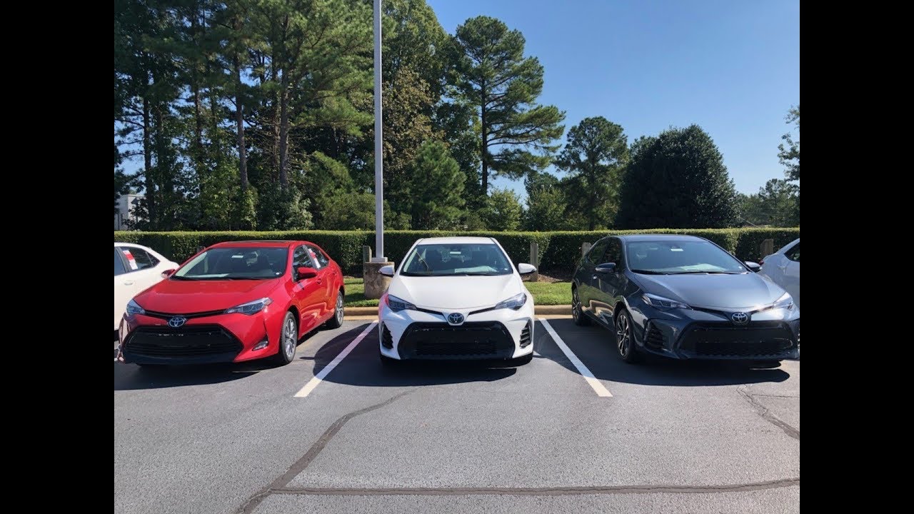 Comparing 2019 Corolla Models - How to pick your trim level