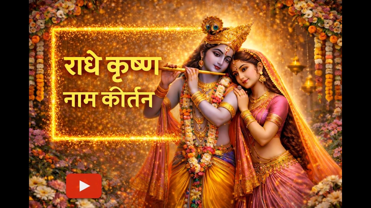 राधे कृष्ण राधे कृष्ण | कृष्ण कृष्ण राधे राधे | मधुर नाम जप | BhaktiMargOnline