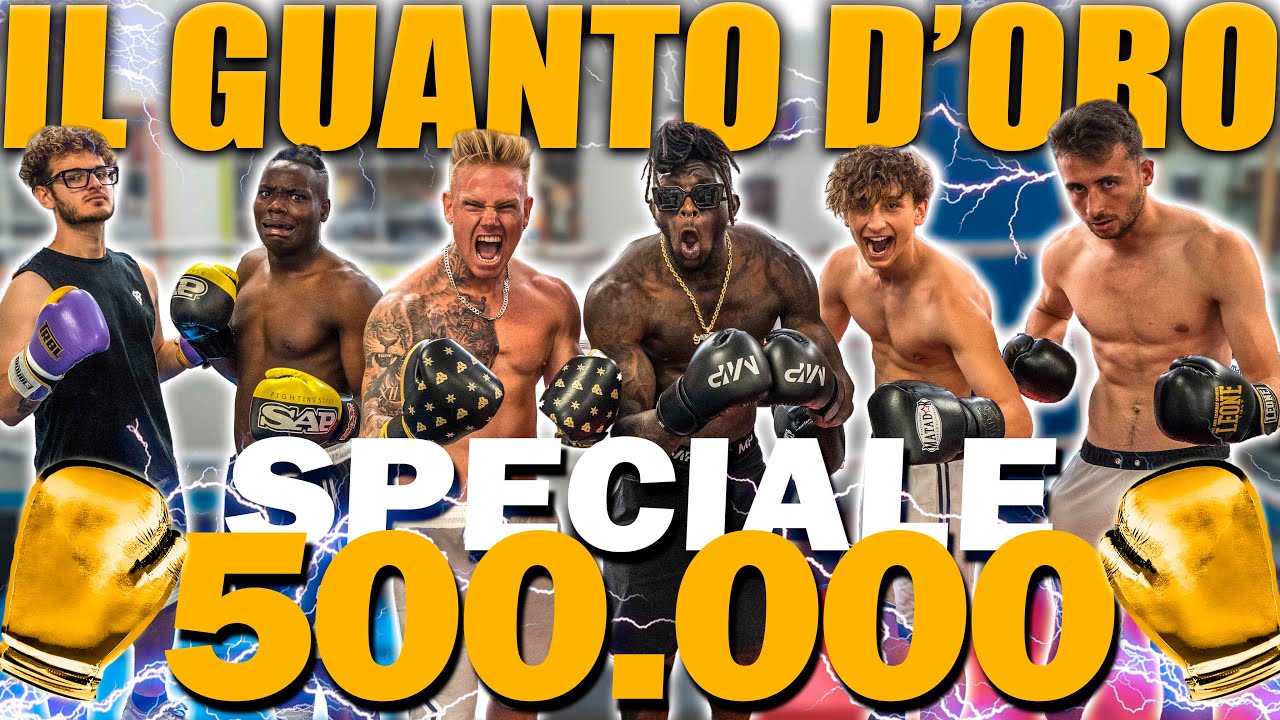 IL GUANTO D'ORO DI YOUTUBE ITALIA | SPECIALE 500.000 ISCRITTI