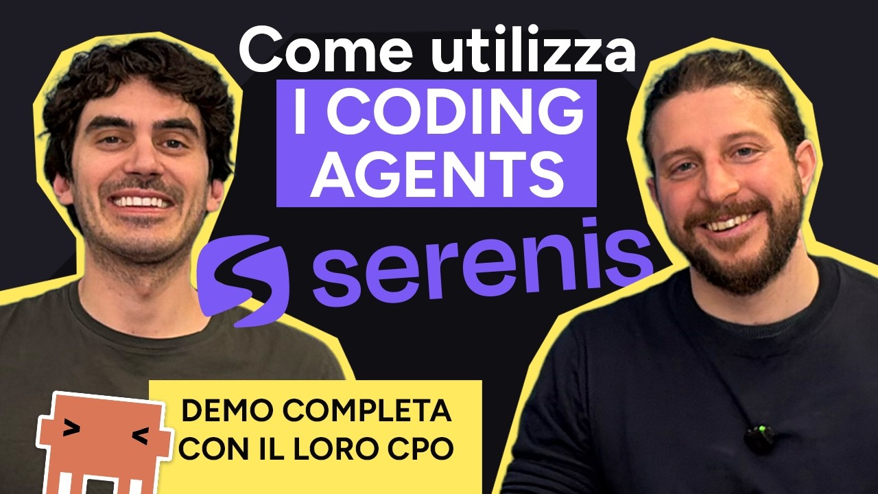 Guida completa ai Coding Agents (ClaudeCode, Codex) con il CPO di Serenis, Carlo Alberto Gaetaniello
