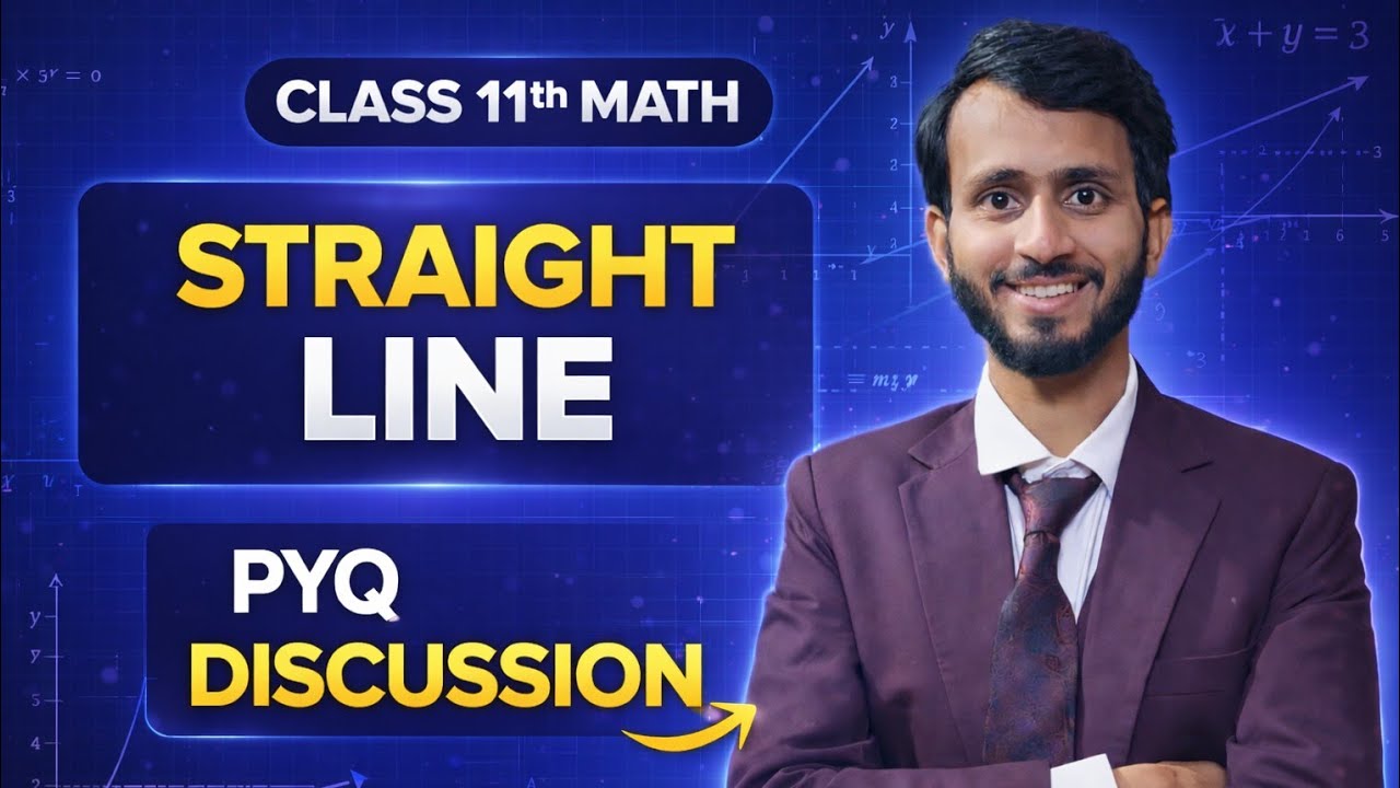 Straight Line Important Questions PYQ | Class 11 Maths Chapter 9 | NCERT Most Important Questions 